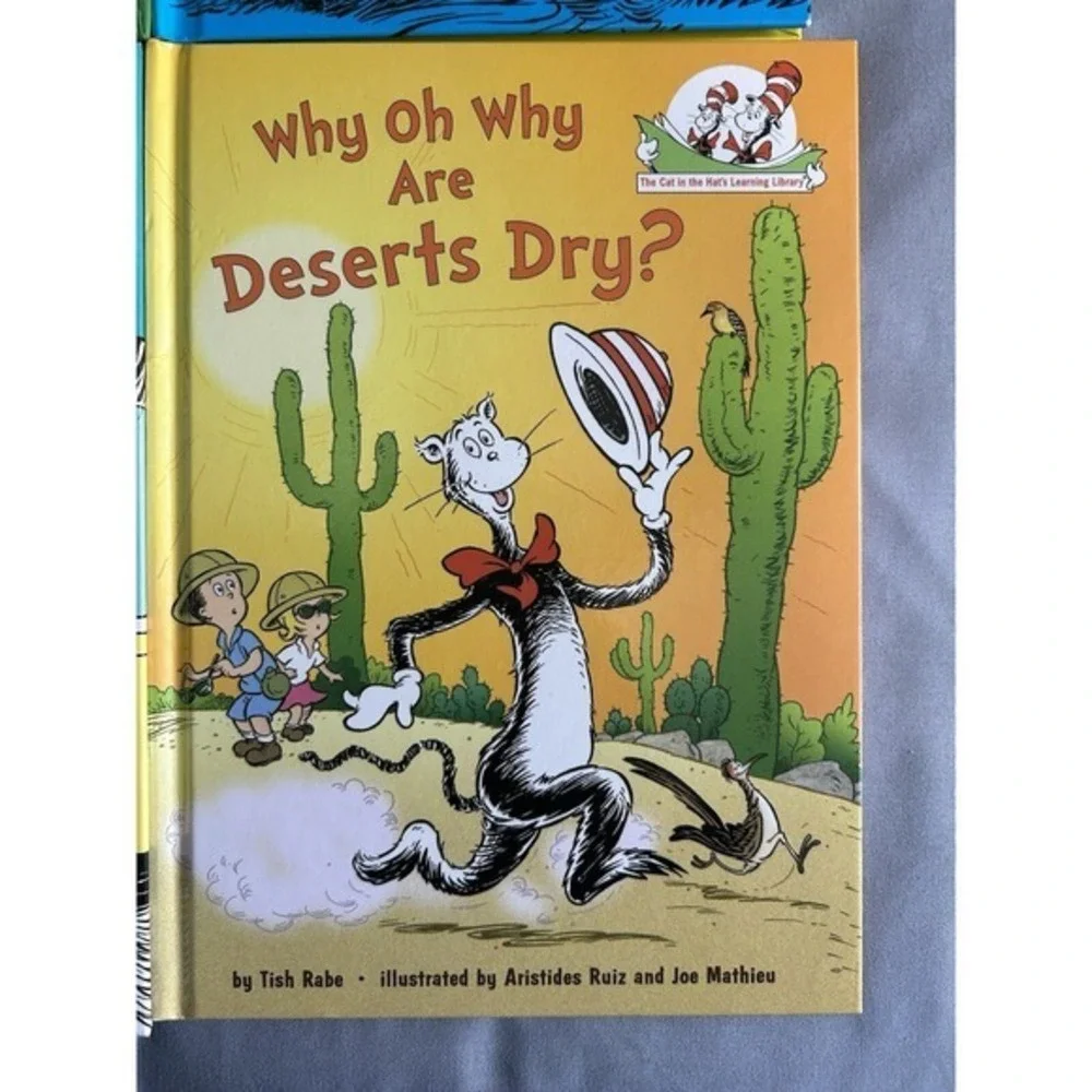 4-PC Dr‎ Seuss Books Kids Children's Beginner Reading Gift School Learning